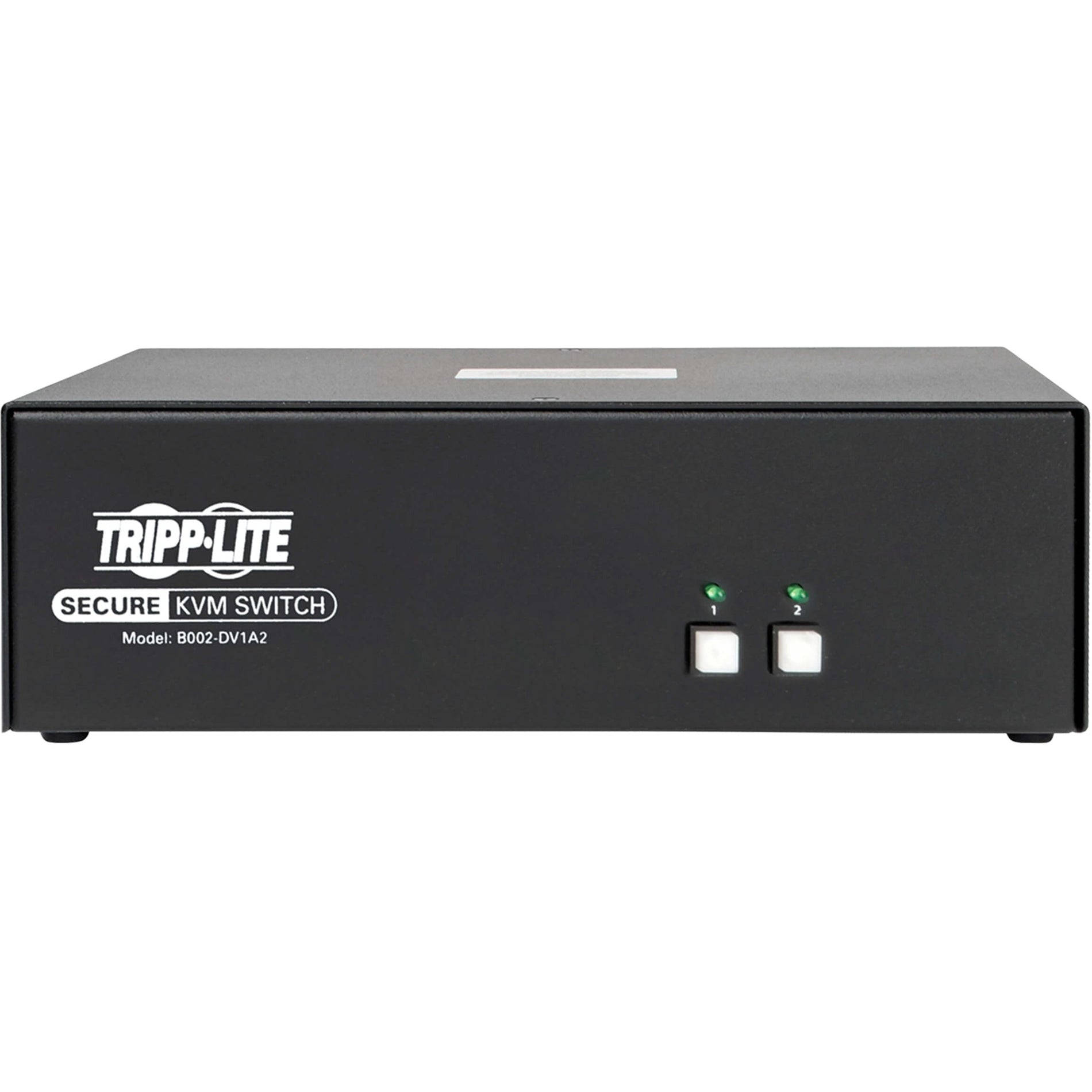 Tripp Lite B002-DV1A2 2-Port NIAP PP3.0-Certified DVI-I KVM Switch, 2560 x 1600 Resolution, 3 Year Warranty