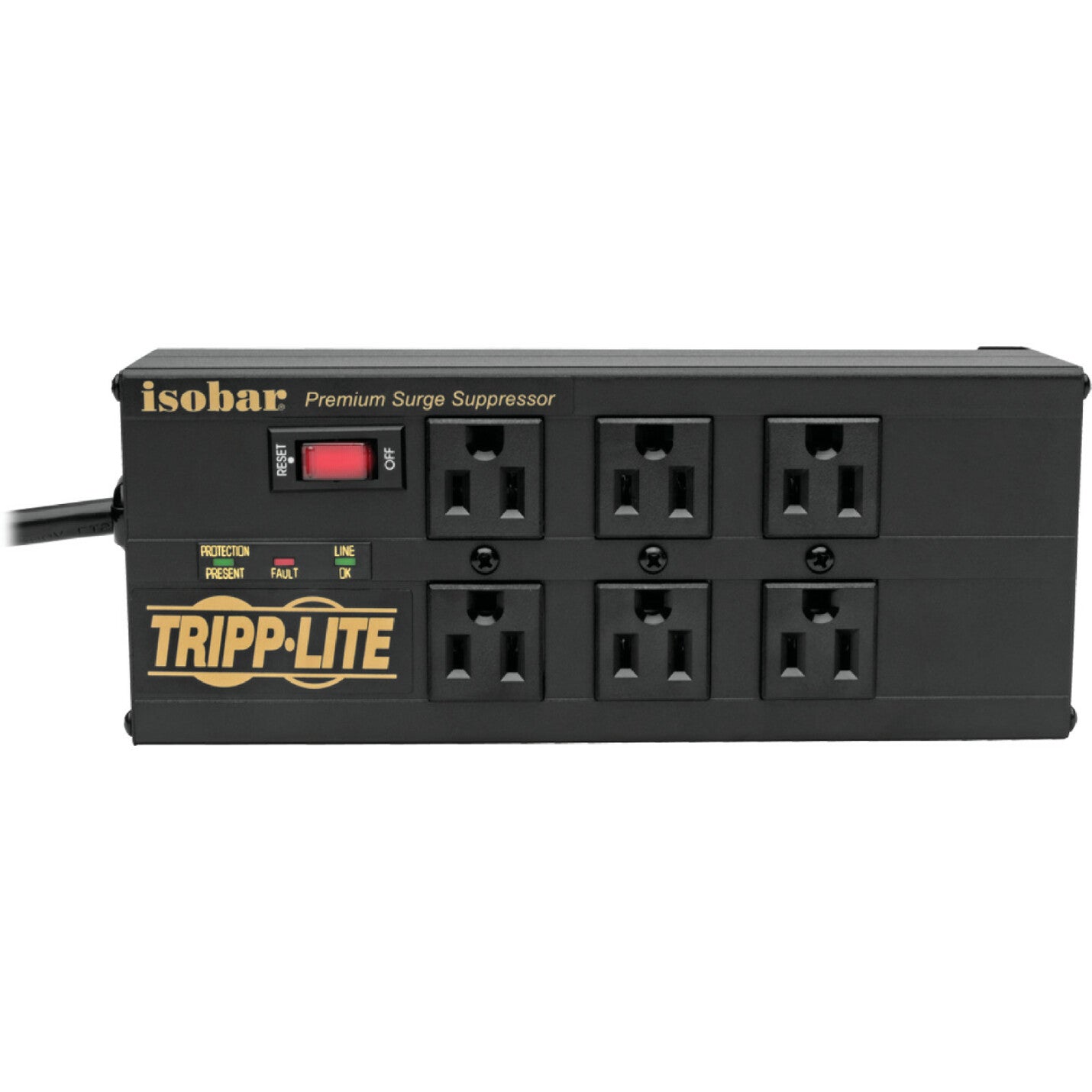 Tripp Lite IBAR6ULTRAUSBB Isobar 6-Outlet Surge Suppressor/Protector, 1440 VA, 3840 J