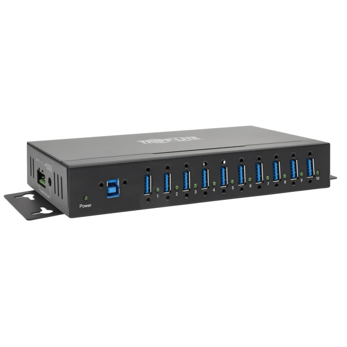 Tripp Lite U360-010-IND 10-Port Industrial-Grade USB 3.0 SuperSpeed Hub, Rugged and Reliable USB Hub for PC and Mac
