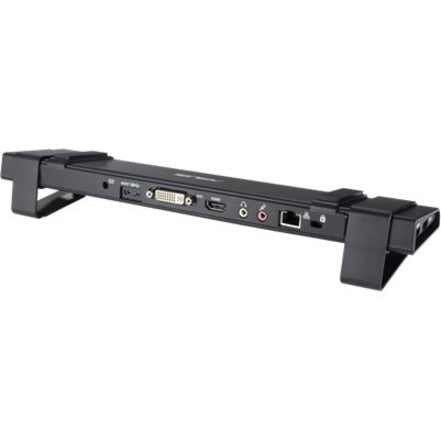 Asus 90XB05GN-BDS010 USB3.0 HZ-3A Docking Station, 4 USB 3.0 Ports, HDMI, DVI, RJ-45, Microphone, Audio Line Out, 120W Power Supply
