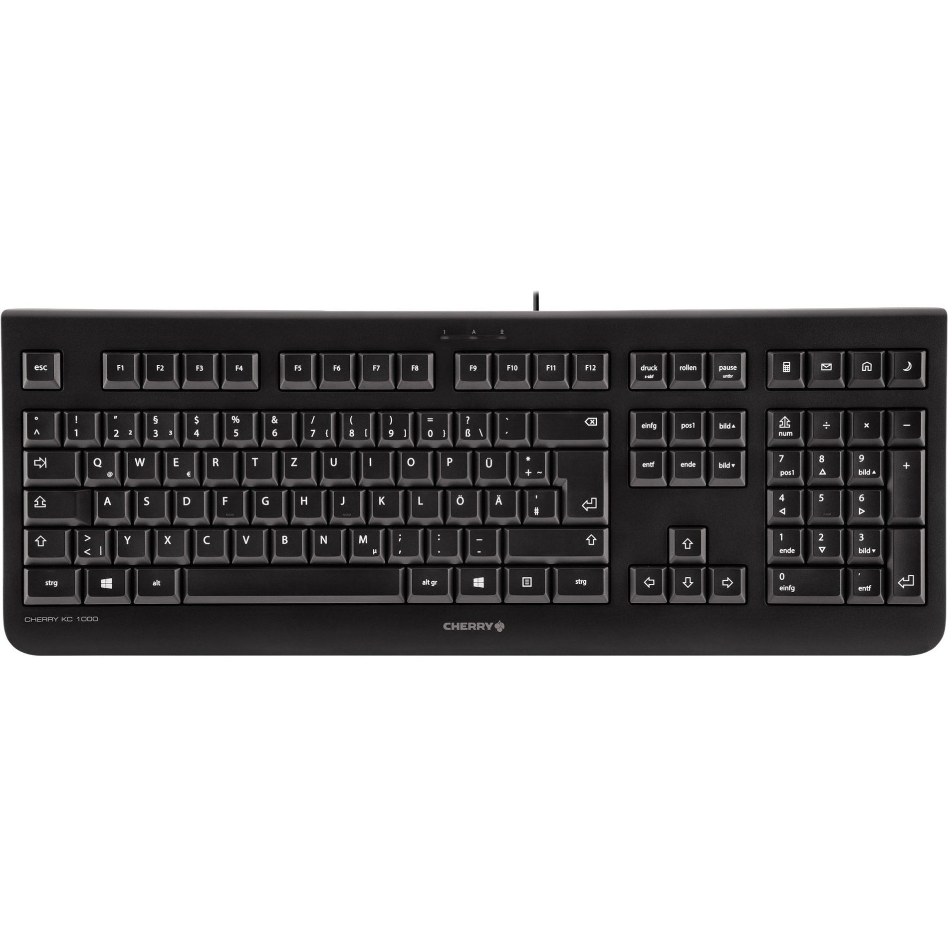 CHERRY JK-0800ES-2 KC 1000 Keyboard, Spanish Layout, LED Indicator, Quiet Keys