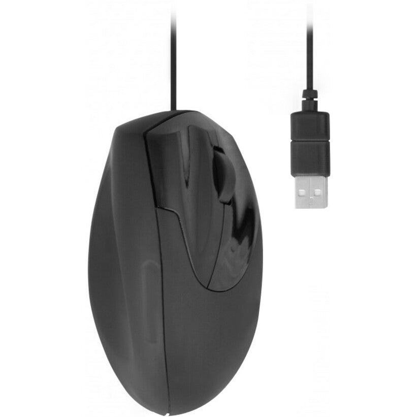 Urban Factory EMR01UF-V2 USB Wired Ergo Mouse Right Hand, Optical Scroller, 2400 dpi