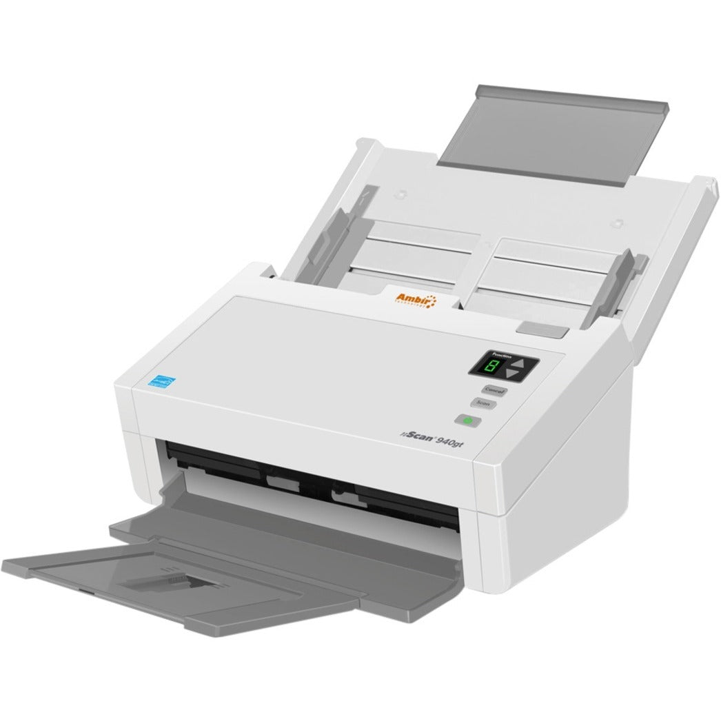 Ambir DS940GT-AS nScan 940gt Sheetfed Scanner - High Resolution, Duplex Scanning, USB Connectivity