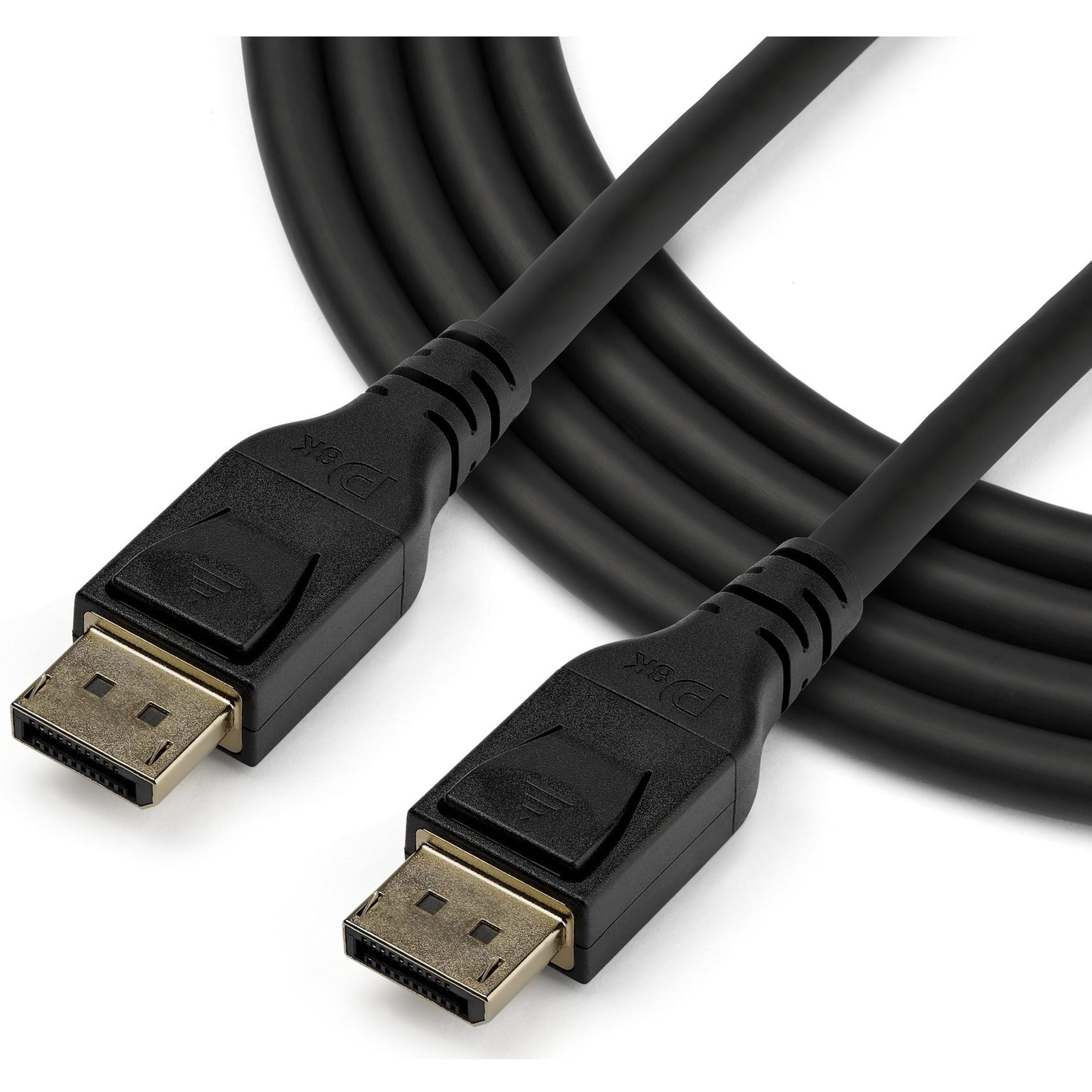 StarTech.com DP14MM3M 9.8 ft. (3 m) DisplayPort 1.4 Cable - VESA Certified, Supports 8K@60Hz, HDR, Latching Connectors