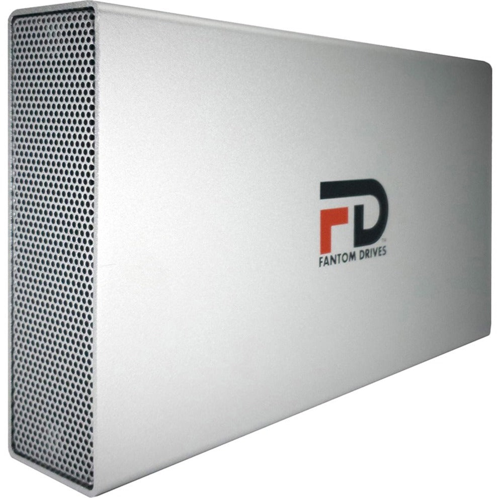 Fantom Drives GF3S4000UP GFORCE 4TB 7200RPM External Hard Drive - USB 3.2 Gen 1 -Silver, Durable, Quiet Fanless Design