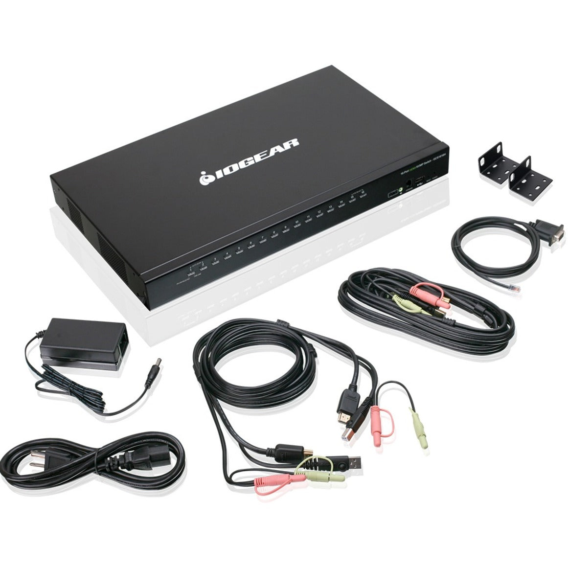 IOGEAR GCS1816H 16-Port USB HDMI KVM Switch with Audio, TAA Compliant