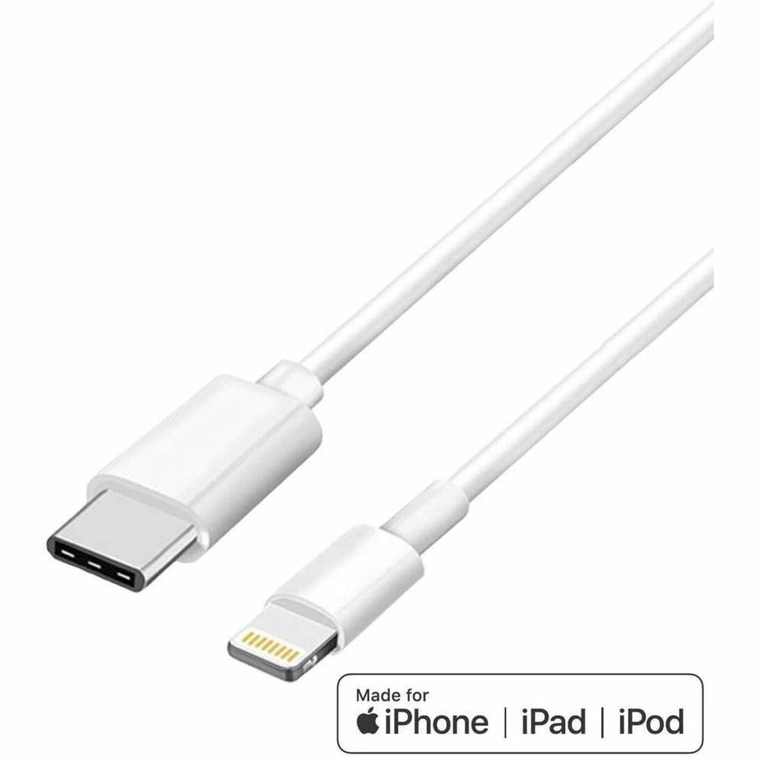 4XEM 4XUSBC8PIN3 USB 3.1 Type-C to 8-Pin Lightning Cable - 3FT, Fast Charging and Data Transfer