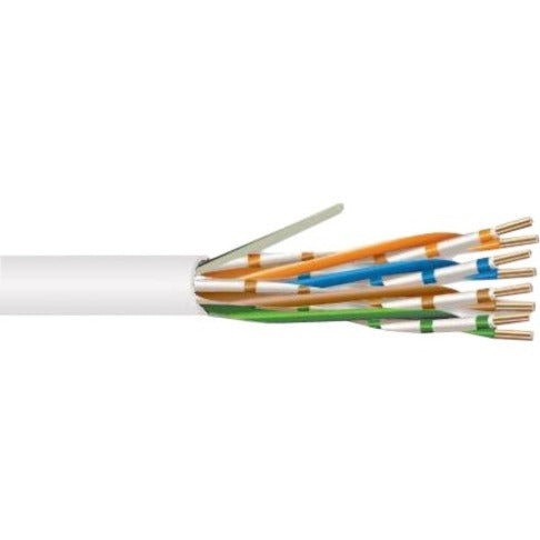 Superior Essex 77-240-4B Cat.6 UTP Network Cable, 1000 ft, Flame Retardant, White