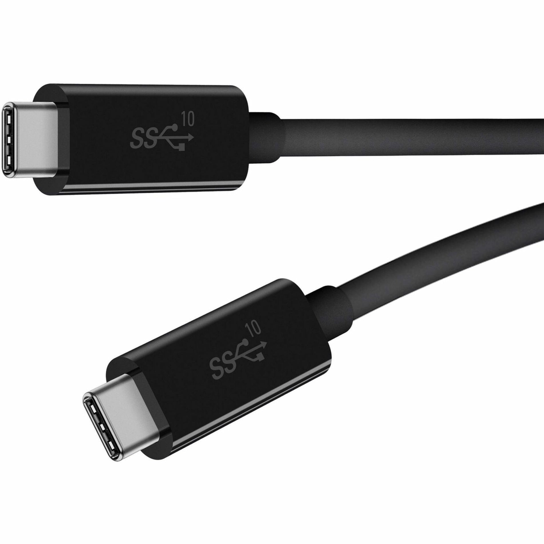Belkin F2CU052BT1M-BLK 3.1 USB-C auf USB-C Kabel (100W) Umkehrbar 3.28 ft Schwarz
