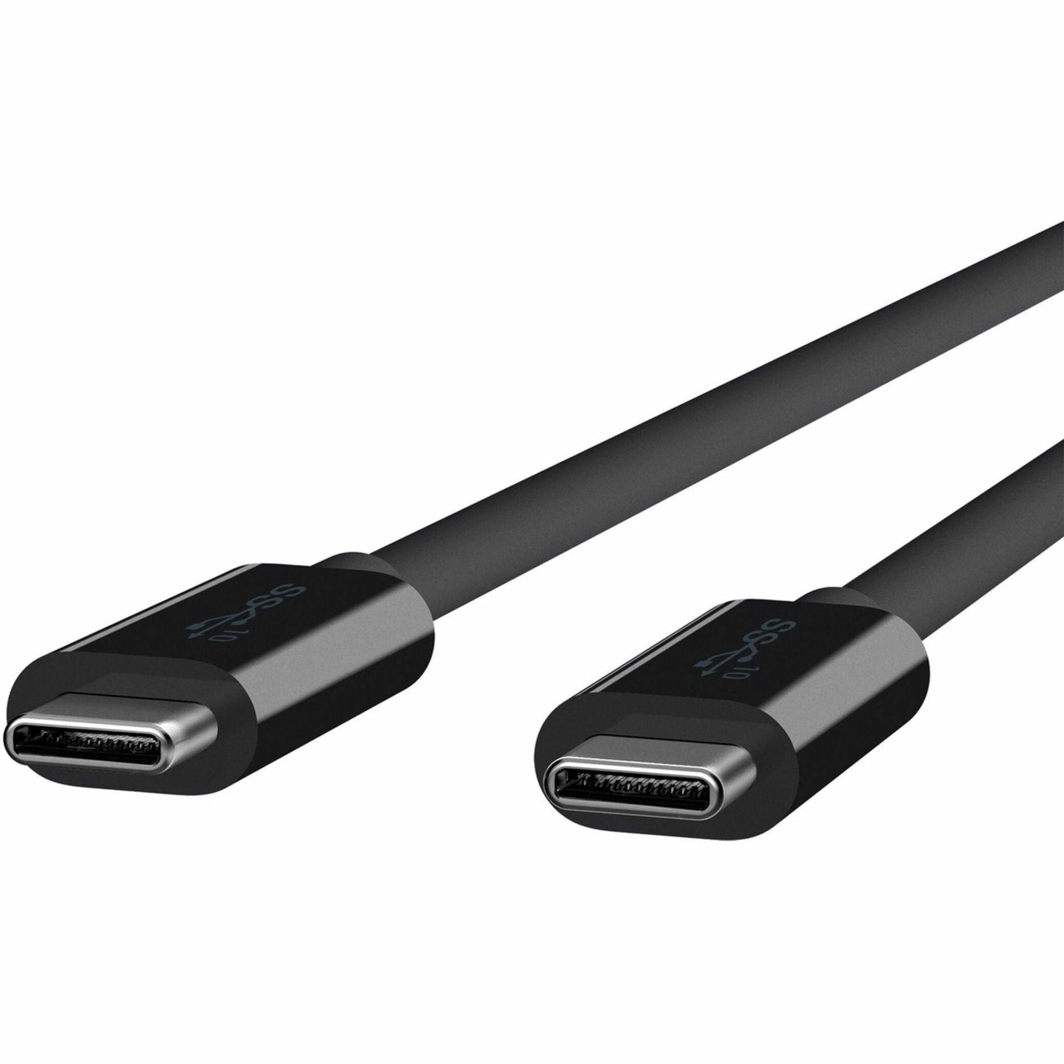 USB-C To USB-C 100W Cable - 10Gbps Data Transfer With E-Marker Chip For Fast Charging