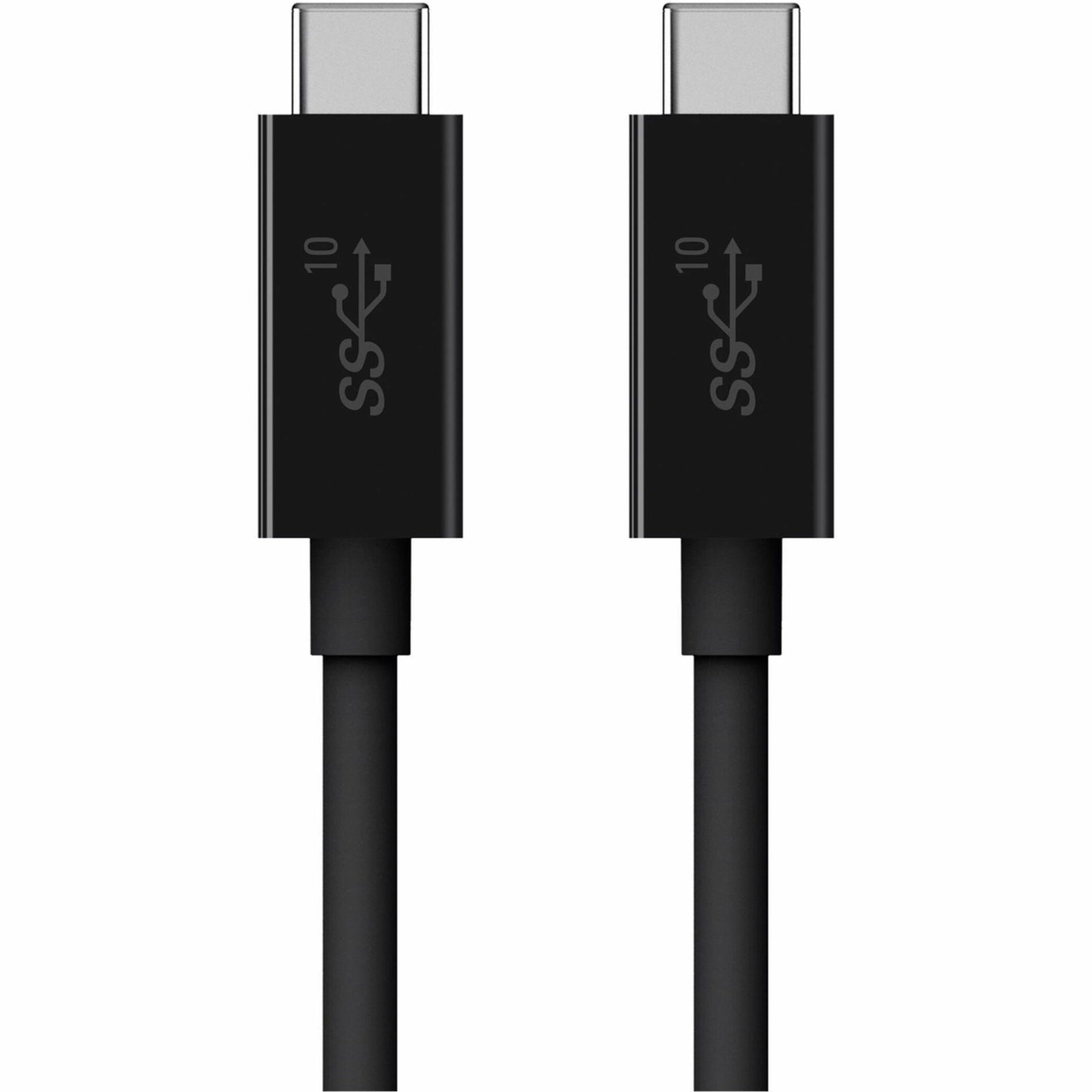 Belkin F2CU052BT1M-BLK 3.1 USB-C auf USB-C Kabel (100W) Umkehrbar 3.28 ft Schwarz