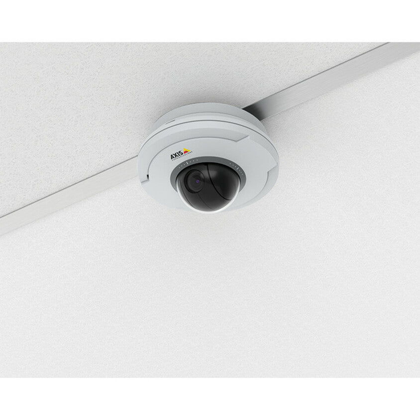 Professional AXIS dome camera installed with T91A23 mount showing clean integration-alternate-image7