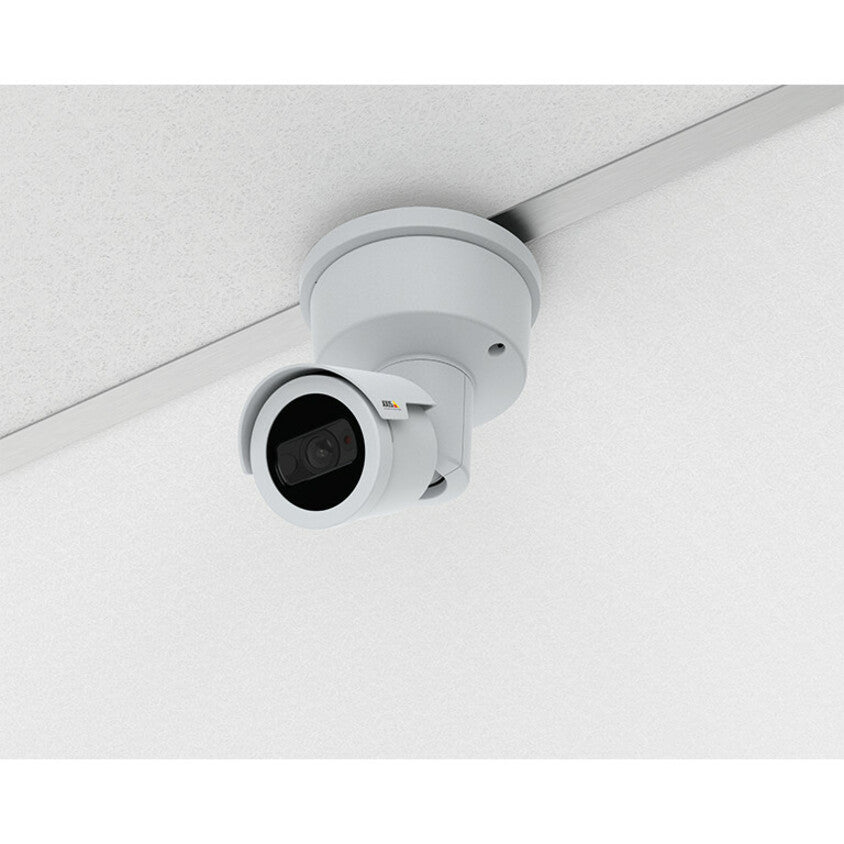Side view of installed AXIS fixed camera with T91A23 ceiling mount-alternate-image5