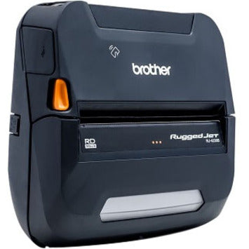 Brother RJ4230B RuggedJet Mobile 4in DT Printer, Battery Powered