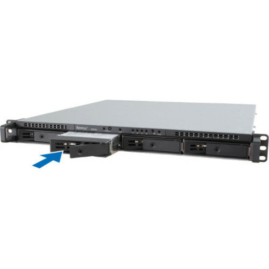 Synology RS1619XS++ RackStation SAN/NAS Storage System, Quad-core Xeon D-1527, 8GB DDR4, 4-Bay, 1U Rack-mountable