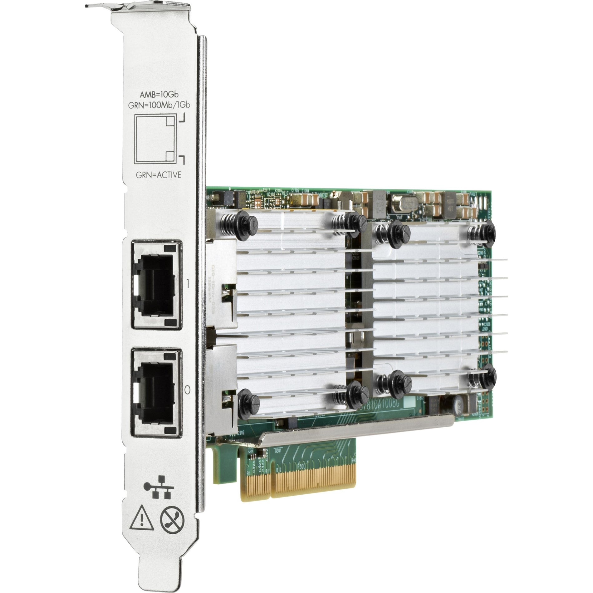 Accortec 656596-B21-ACC Ethernet 10Gb 2-Port 530T Adapter, PCI Express x8, Twisted Pair, Category 6a