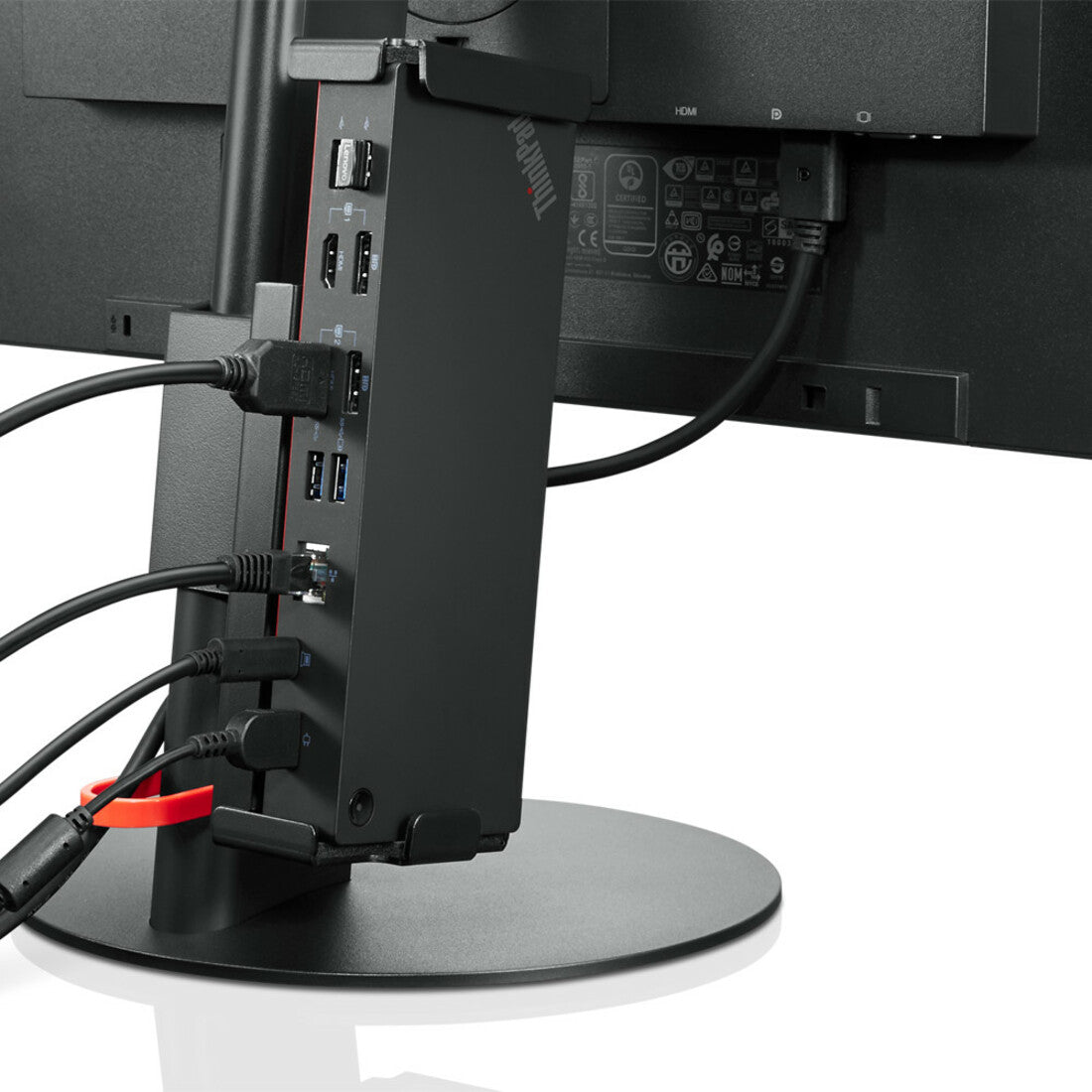 Lenovo 4XF0S99497 Docking Station Mounting Kit, Desk Mount for Monitor and Docking Station