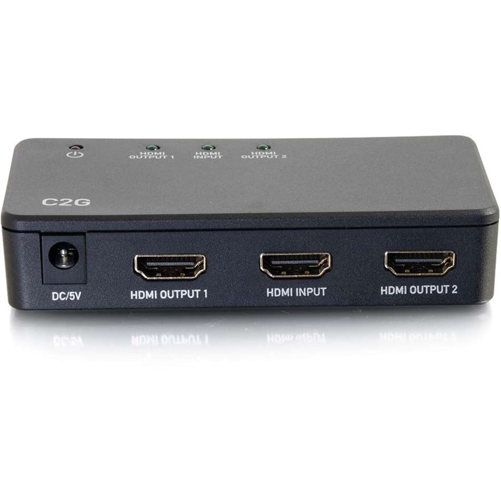 C2G 41057 2-Port HDMI Splitter - 4K30, TAA Compliant, 3 Year Warranty