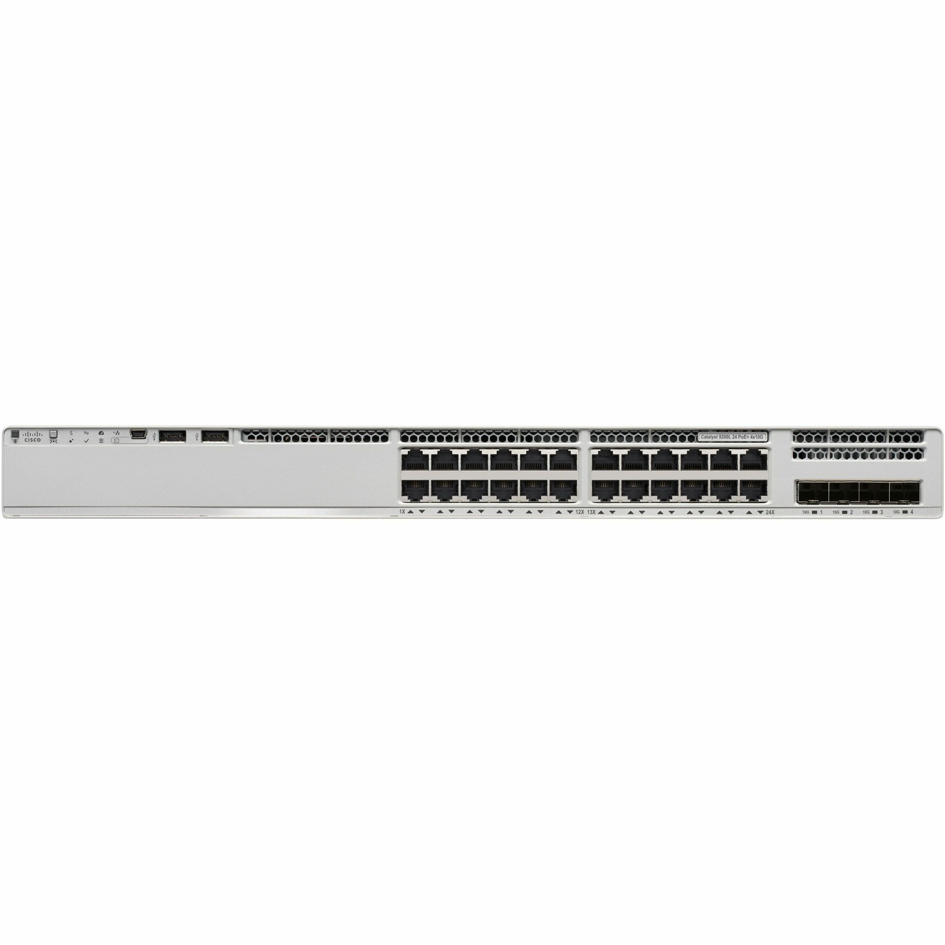 Cisco Catalyst 9200 C9200L-24P-4X Layer 3 Switch (C9200L-24P-4X-E)