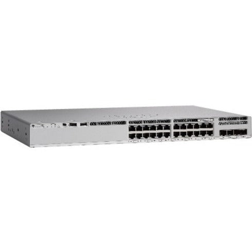 Cisco C9200L-24T-4X-E Catalyst 9200 Layer 3 Switch, 24 Gigabit Ethernet Ports, 4 10 Gigabit Ethernet Uplink Ports
