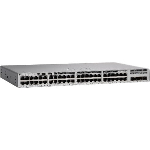 Cisco C9200L-48P-4X-E Catalyst 9200 Layer 3 Switch, 48 Gigabit Ethernet Ports, 4 10 Gigabit Ethernet Uplink Ports