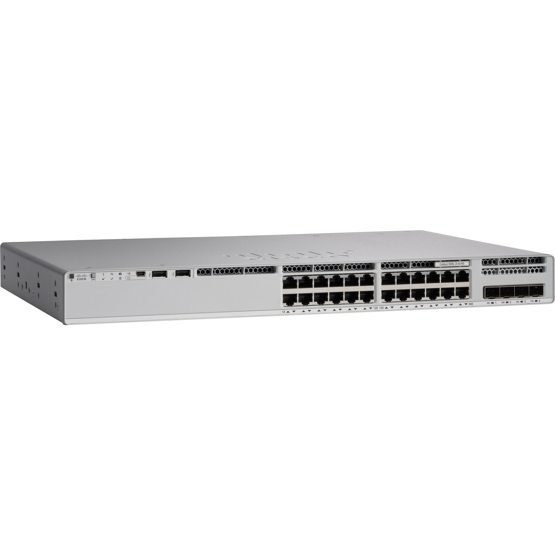 Cisco C9200L-24T-4X-A Catalyst 9200 Layer 3 Switch, 24 Gigabit Ethernet Ports, 4 10 Gigabit Ethernet Uplink Ports