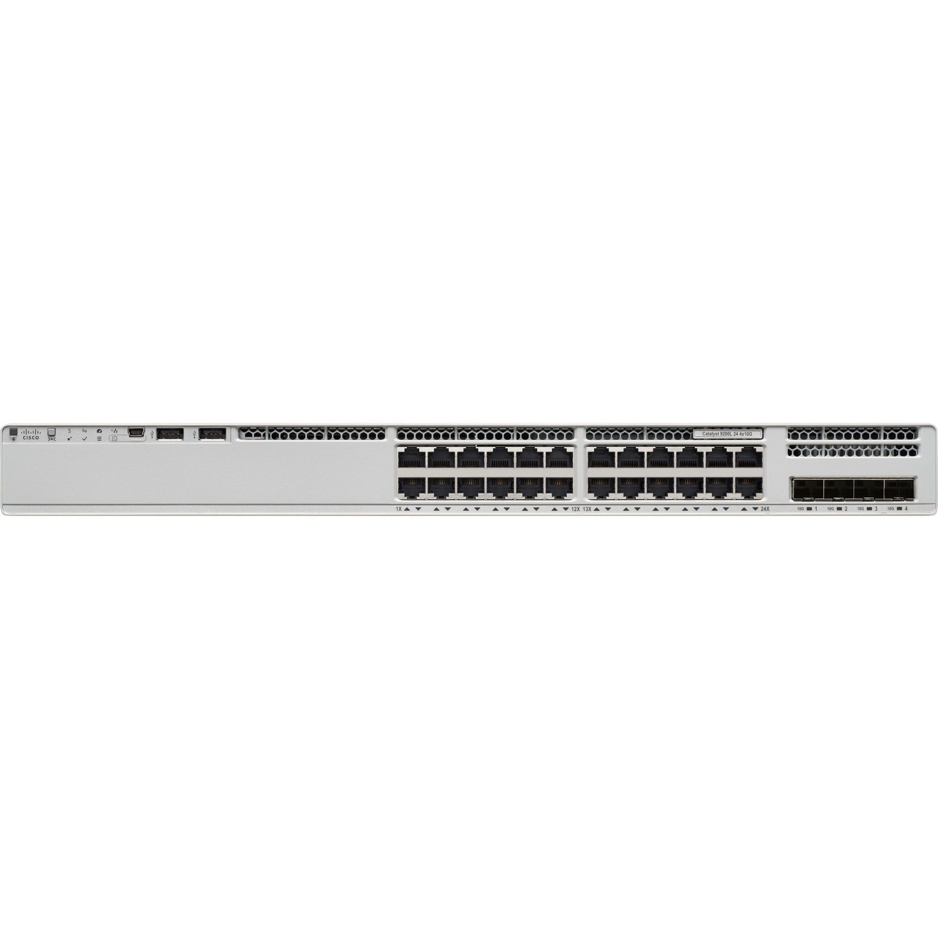 Cisco C9200L-24T-4X-A Catalyst 9200 Layer 3 Switch, 24 Gigabit Ethernet Ports, 4 10 Gigabit Ethernet Uplink Ports