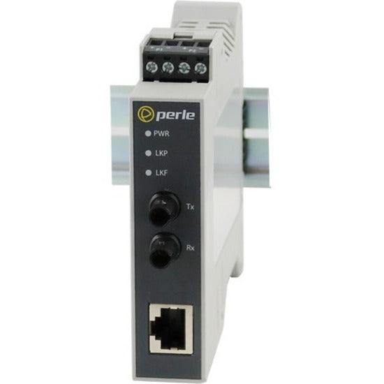 Perle 05091210 SR-100-ST2-XT Transceiver/Media Converter, Multi-mode, 100Base-TX/FX, Fast Ethernet, 1.24 Mile Distance