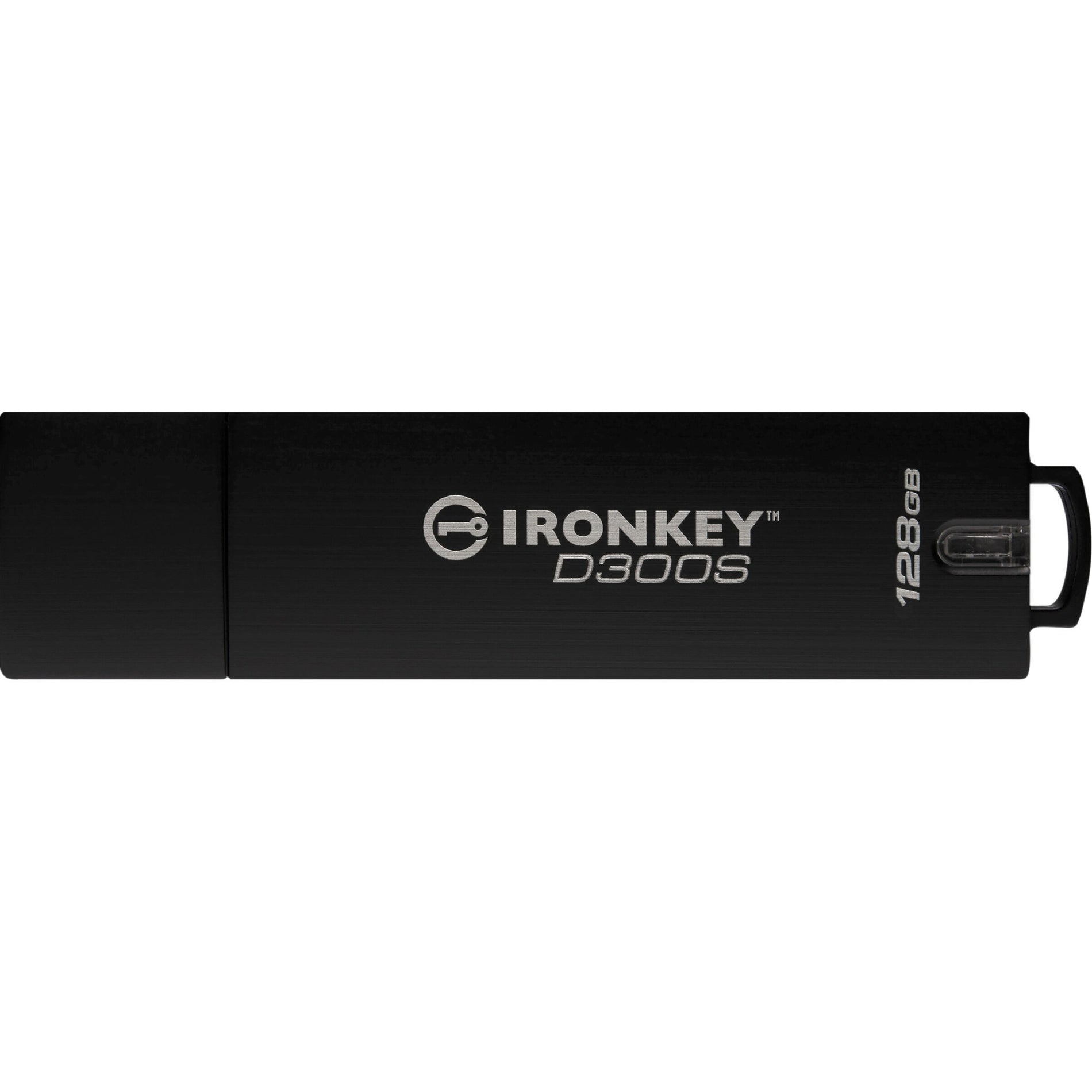 Kingston IKD300S/128GB IronKey D300 D300S USB 3.1 Flash Drive, 128GB Storage, 256-bit AES Encryption