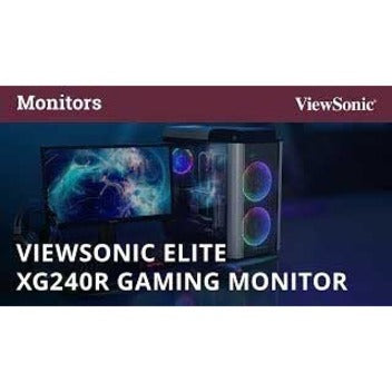 ViewSonic XG240R Elite 24" Gaming Monitor, 144Hz Refresh Rate, Rapid Response Time