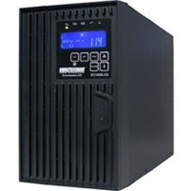 Minuteman EC2000LCD 2000 VA On-line Tower UPS with 8 Outlets, Pure Sine Wave, 3 Year Warranty