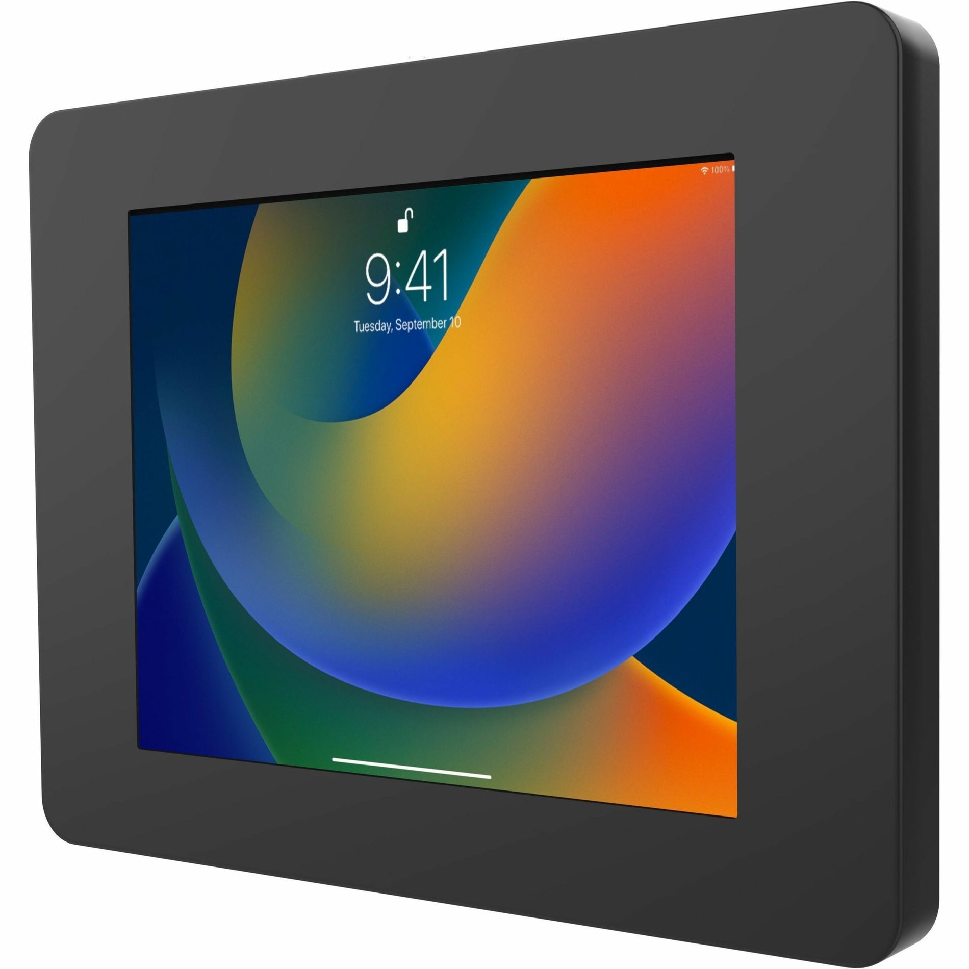 CTA Digital PAD-PARAW Premium Locking Wall Mount for iPad 8th Gen, iPad Air 4, Galaxy Tab, Lenovo Tab 4, Surface Go, Galaxy Tab S5E, Zebra Tablets, And More (Black)