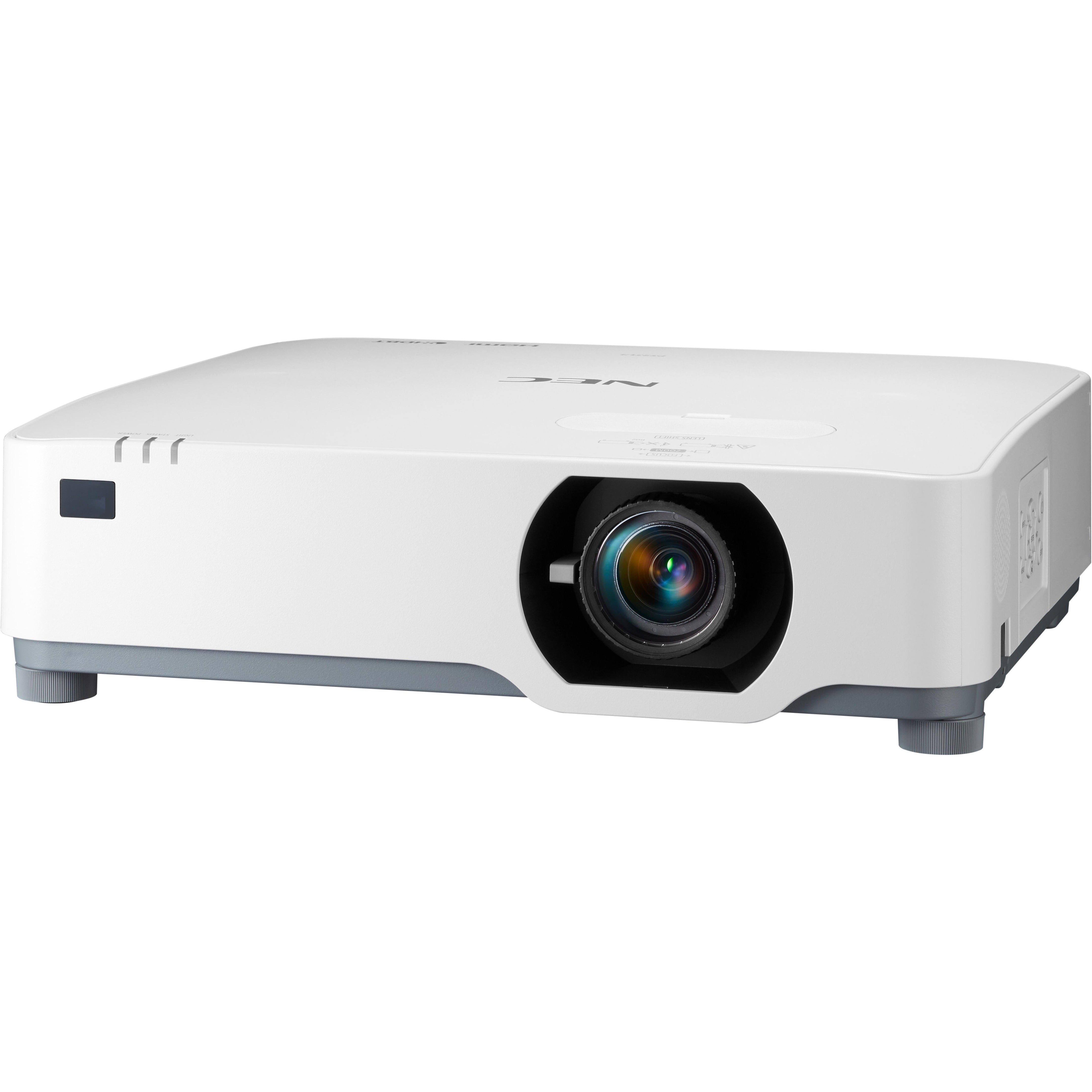 NEC Display NP-P525WL 5200 Center Lumen WXGA LCD Laser Entry Installation Projector, 16:10, White