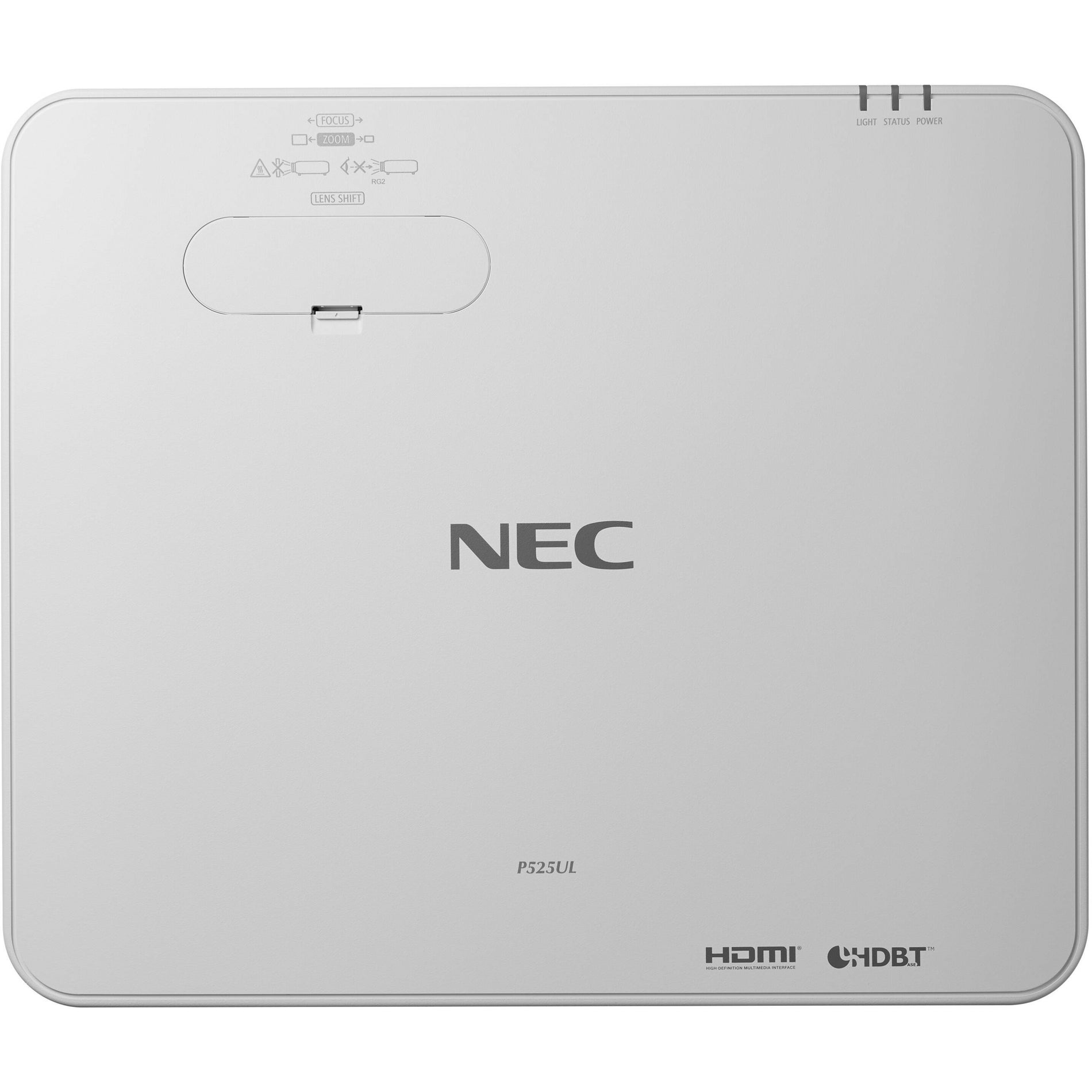 NEC Display NP-P525UL Top Image