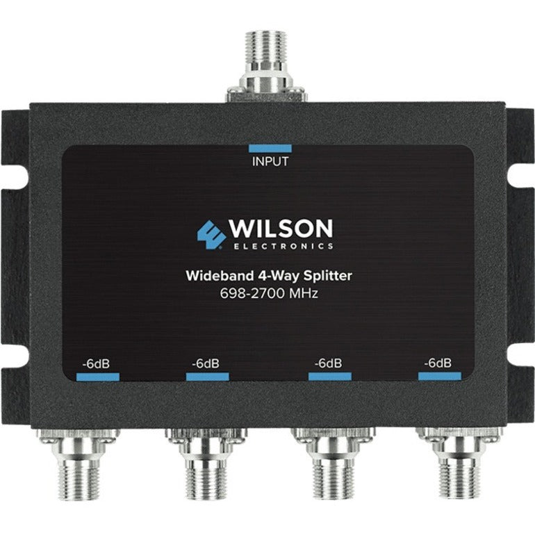 Wilson 850036 75 Ohm 4-Way Splitter, 698 MHz to 2.70 GHz - RF Splitter