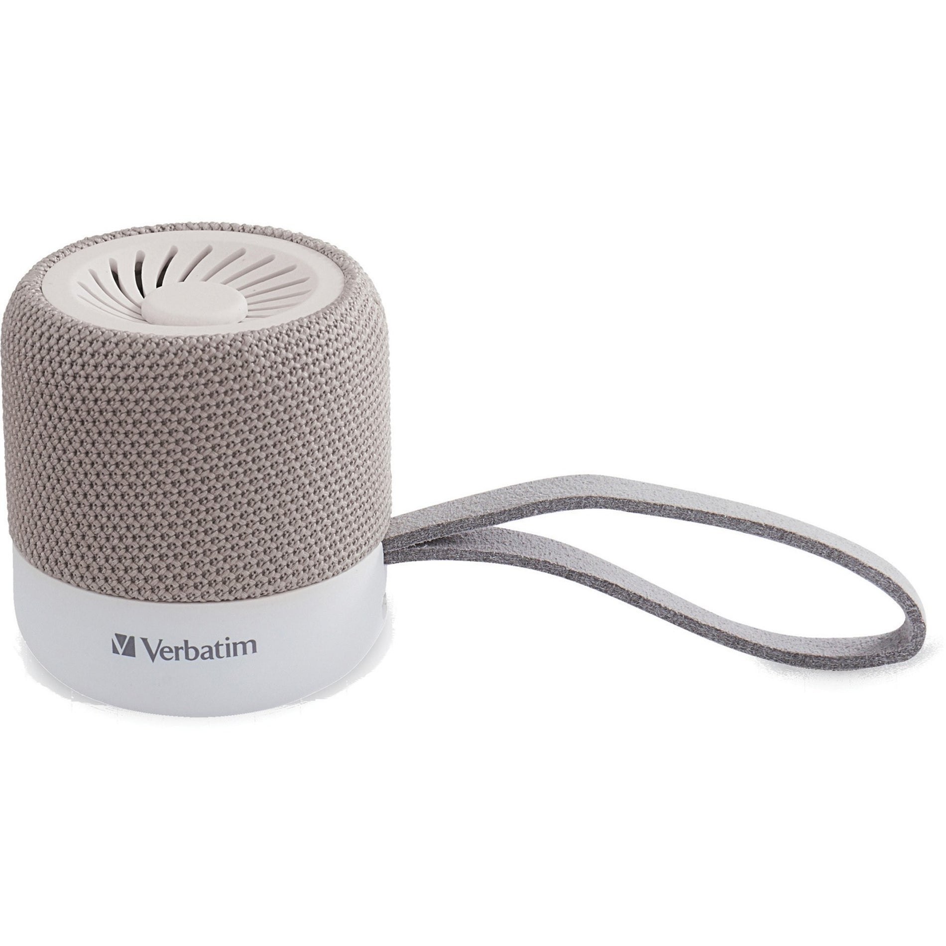Verbatim 70232 Wireless Mini Bluetooth Speaker - White, TrueWireless Stereo, Rechargeable Battery