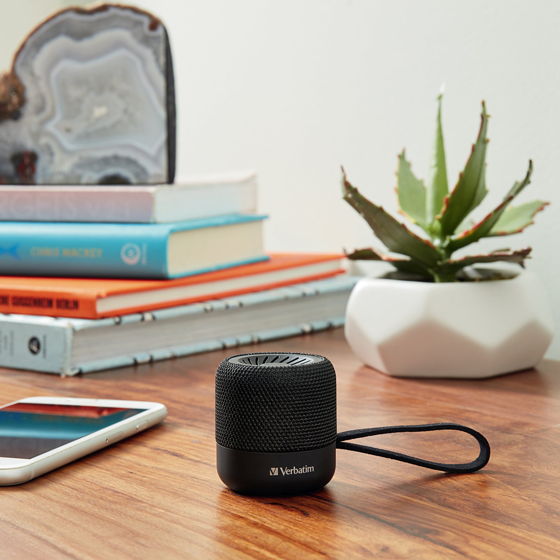 Verbatim 70228 Wireless Mini Bluetooth Speaker - Black, TrueWireless Stereo, Rechargeable Battery