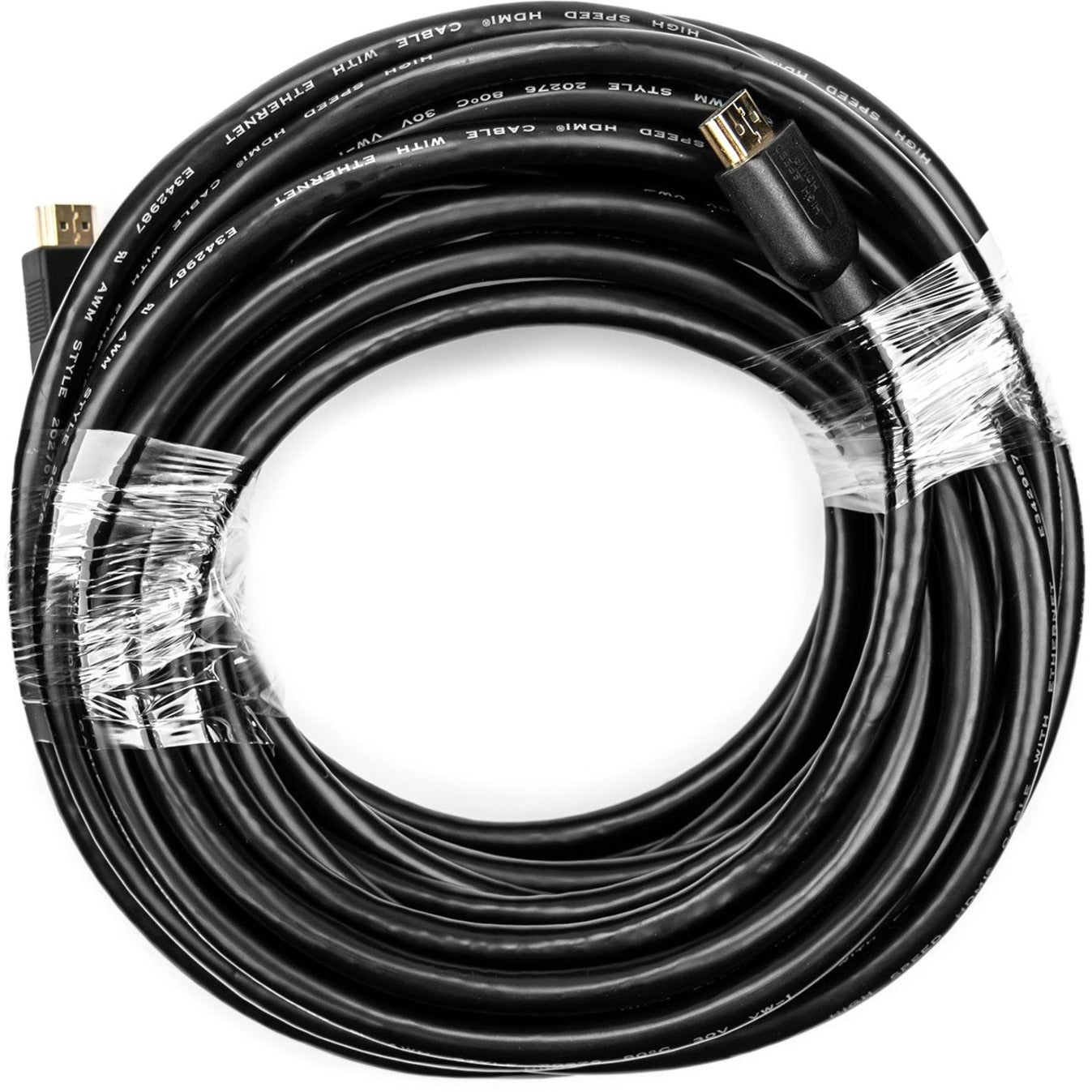 Rocstor Y10C230-B1 Premium HDMI Audio/Video Cable, 50 ft, 4K 60Hz, Gold-Plated Connectors