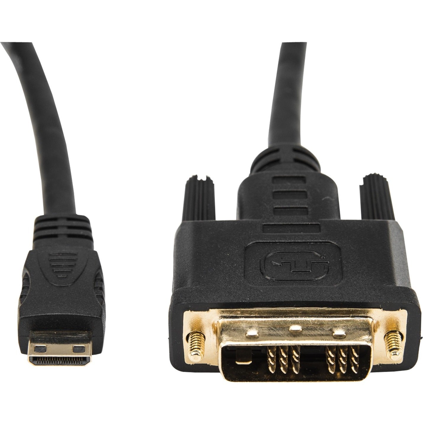 Rocstor Y10C248-B1 Premium 10ft Mini HDMI to DVI-D Cable - M/M, Molded, 1920 x 1200 Supported Resolution