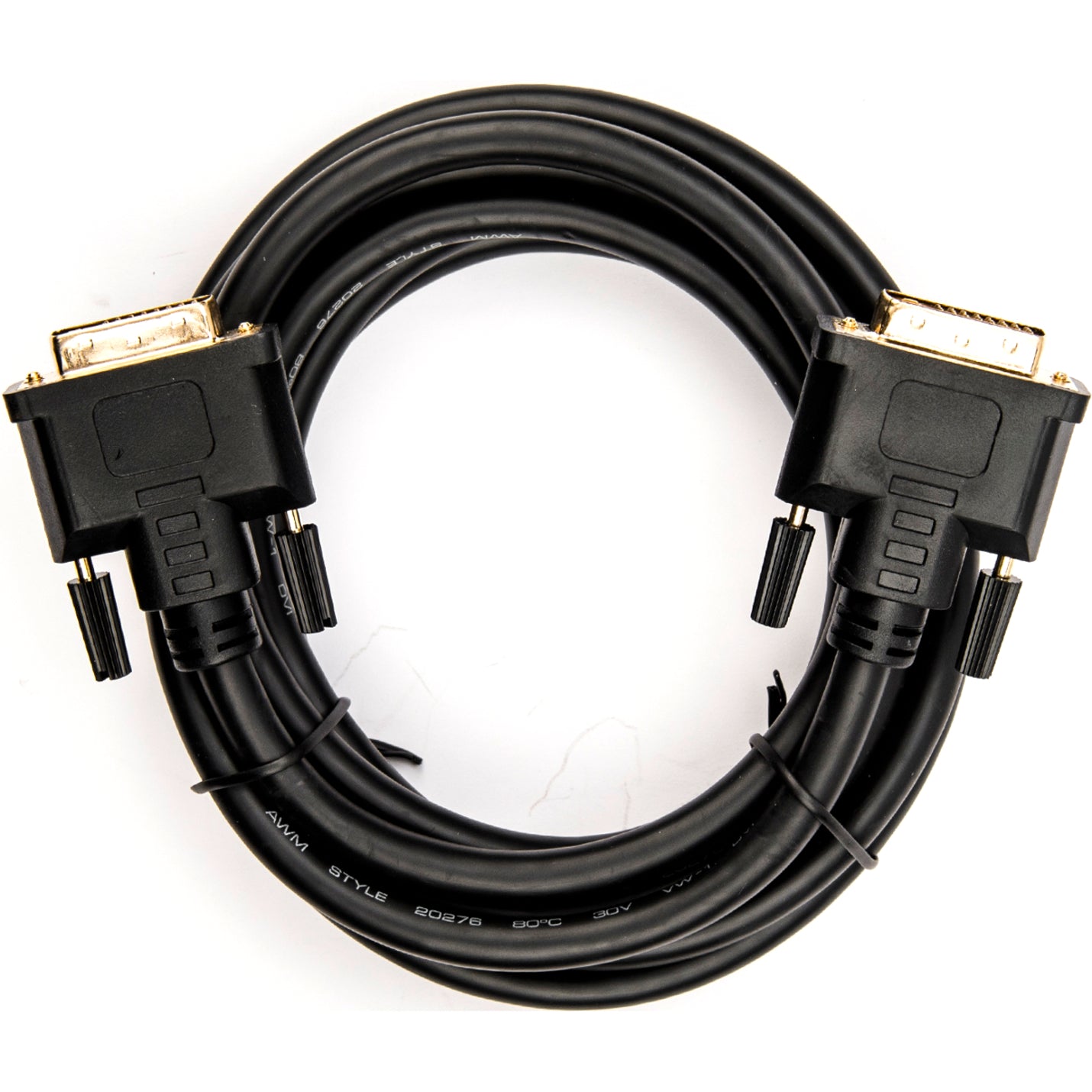 Rocstor Y10C245-B1 DVI-D Dual Link Display Cable (m/m), 10 ft, Corrosion Resistant, Strain Relief, Molded