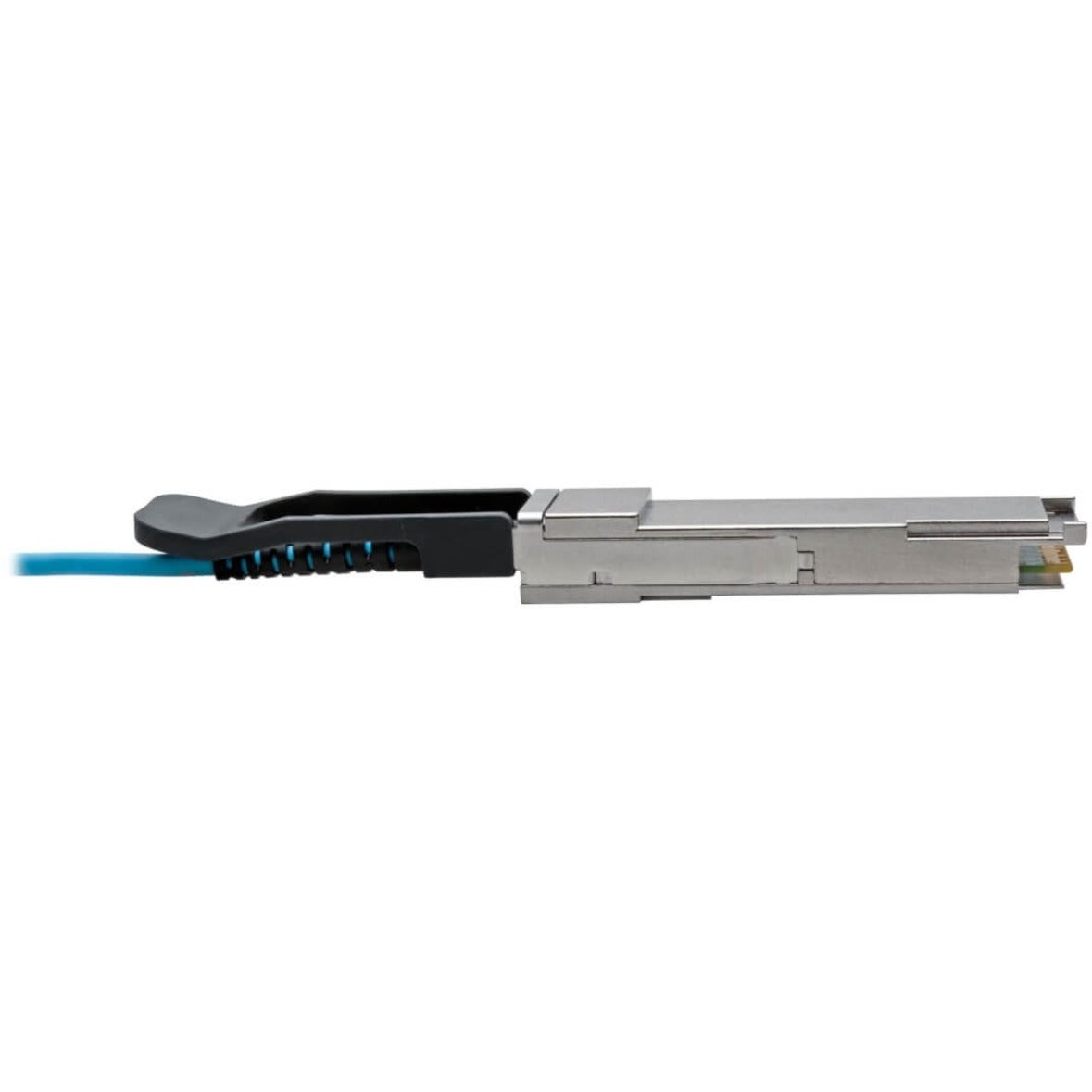 Tripp Lite N28F-01M-AQ QSFP+ to QSFP+ Active Optical Cable 40Gb, AOC, M/M, Aqua, 3 ft.