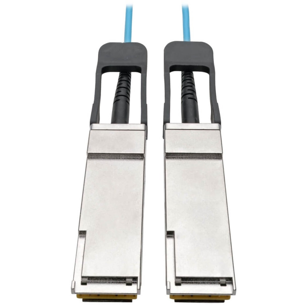 Tripp Lite N28F-10M-AQ QSFP+ to QSFP+ Active Optical Cable 40Gb, Aqua, 10m