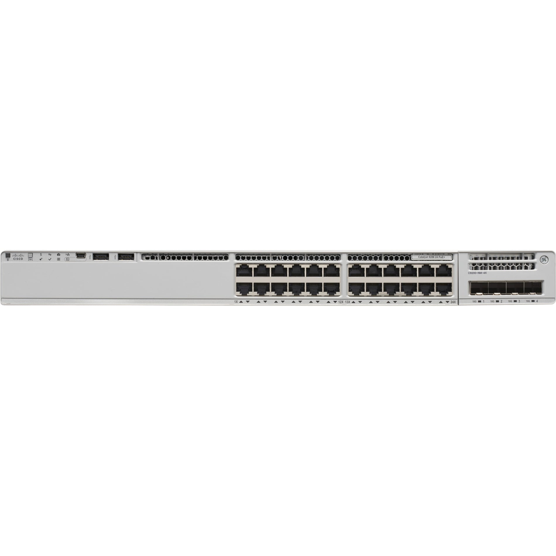 FACTORY DIRECT ITEM - FOR CONFIGURATIONS ONLY - Catalyst 9200 24-port PoE+, Network Essentials - Hardware must be accompanied by a DNA or Cisco One License (C9200-24P-E)