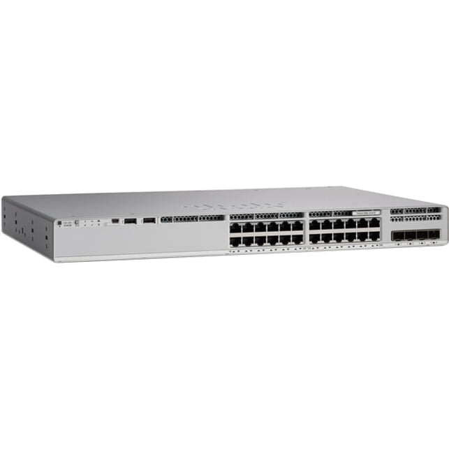 FACTORY DIRECT ITEM - FOR CONFIGURATIONS ONLY - Catalyst 9200 24-port PoE+, Network Essentials - Hardware must be accompanied by a DNA or Cisco One License (C9200-24P-E)