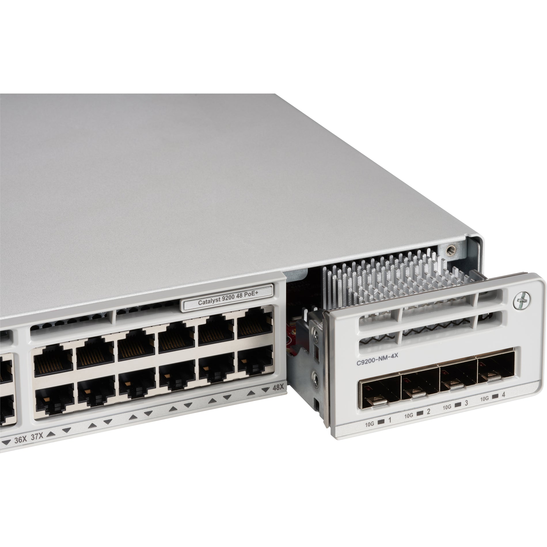 Cisco C9200-48P-E Catalyst C9200-48P Layer 3 Switch, 48 Gigabit Ethernet Ports, Power over Ethernet (PoE), Lifetime Warranty