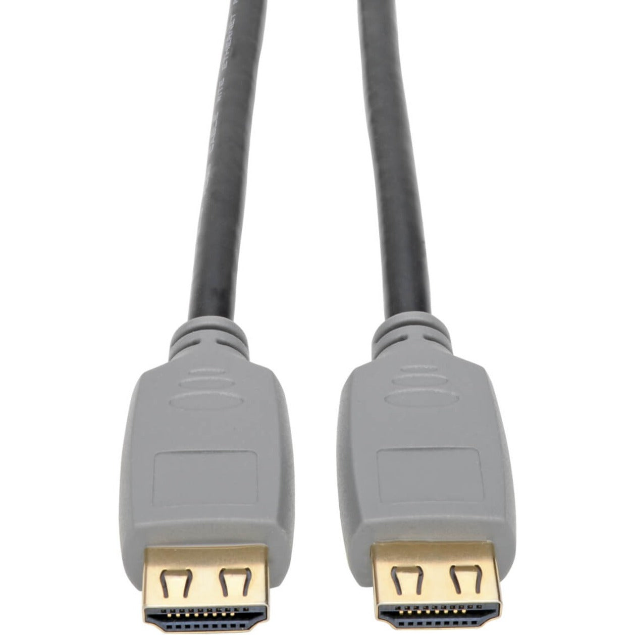 Tripp Lite P568-03M-2A High-Speed HDMI 2.0a Cable with Gripping Connectors, M/M, 3m, 4K @ 60Hz, Black