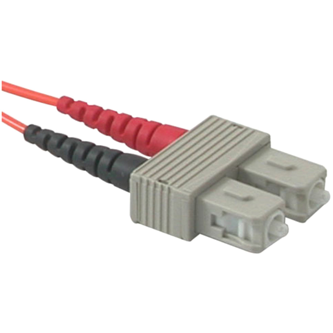 C2G 33159 10m LC-SC 62.5/125 OM1 Duplex Multimode Fiber Cable, Orange, Impact Resistant, RoHS Certified