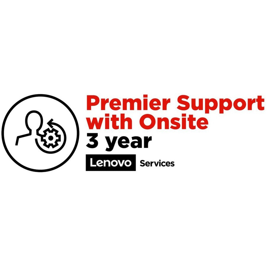 Lenovo 5WS0T36147 Premier Support with Onsite - 3 Year Warranty, Hardware Support, Parts Replacement, Repair, Phone Support, Software Support, Troubleshooting