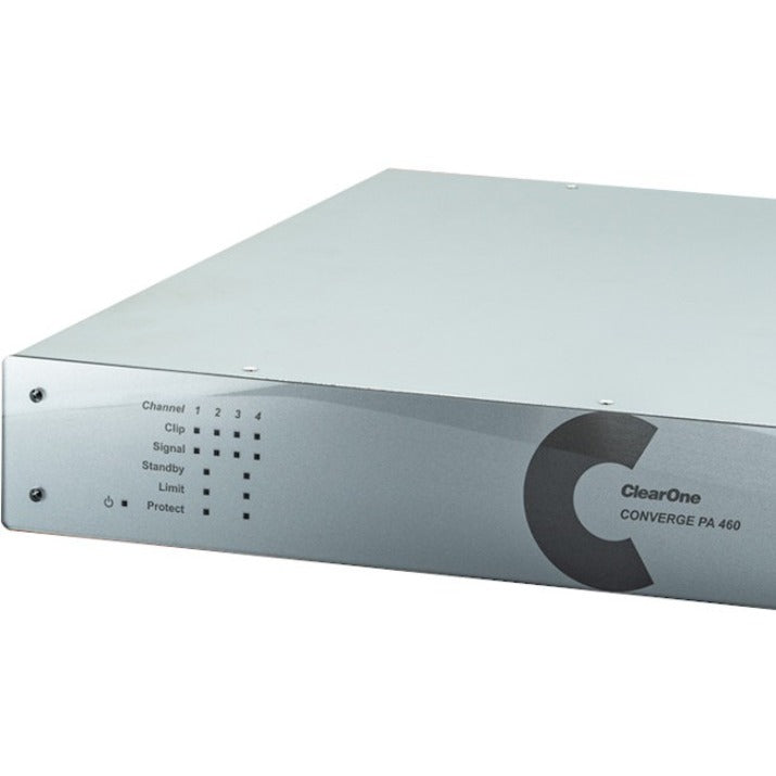 ClearOne 930-3200-401-1 CONVERGE PA 460 Professional Audio Power Amplifier, 4 Channels, 240W RMS Output Power