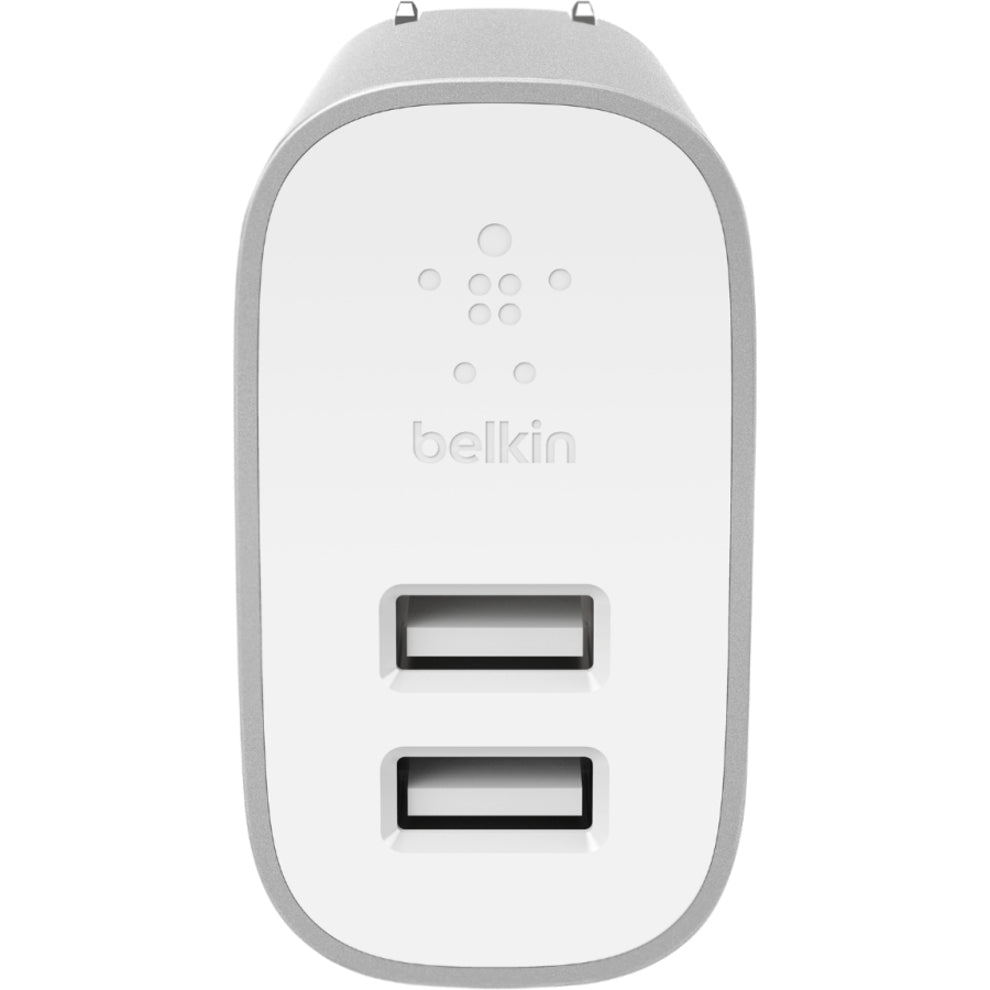 Belkin F8J230dq04-SLV BOOST&uarr;CHARGE AC Adapter, 24W 5V DC USB Power for Smartphones, Tablets, and More
